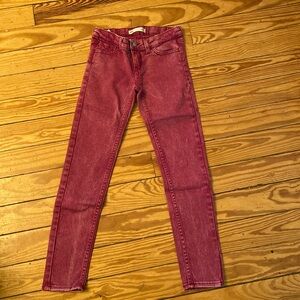 Pink Levi’s denim